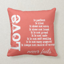 El amor nunca falla la almohada