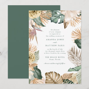 El amor por las hojas tropicales y la invitación a