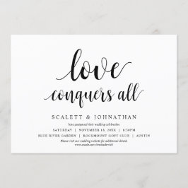 El amor todo lo conquista, tarjeta de cambio de fe