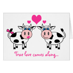 El amor verdadero viene adelante… Tarjeta feliz