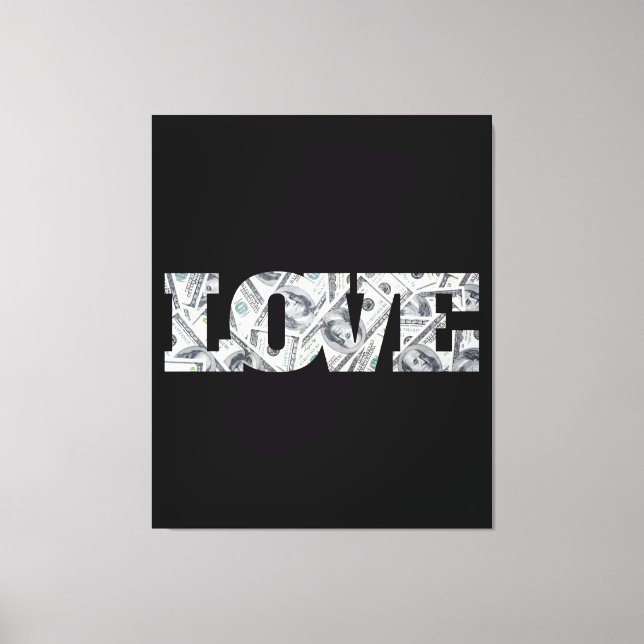 El amor y el dinero en arte mural (Anverso)