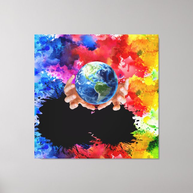 El amor y la humanidad no perecerán el arte modern (Anverso)