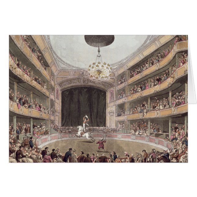 El Amphitheatre de Astley de Ackermann (Anverso (Horizontal))