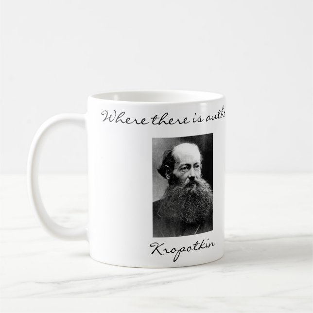 El anarquista de Peter Kropotkin cita la taza (Izquierda)
