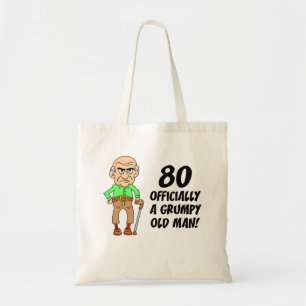 El anciano gruñón de 80 años es la bolsa para l