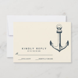 El ancla azul | RSVP de boda