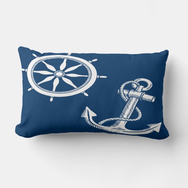 El ancla náutica de la nave envía la almohada del (Anverso)