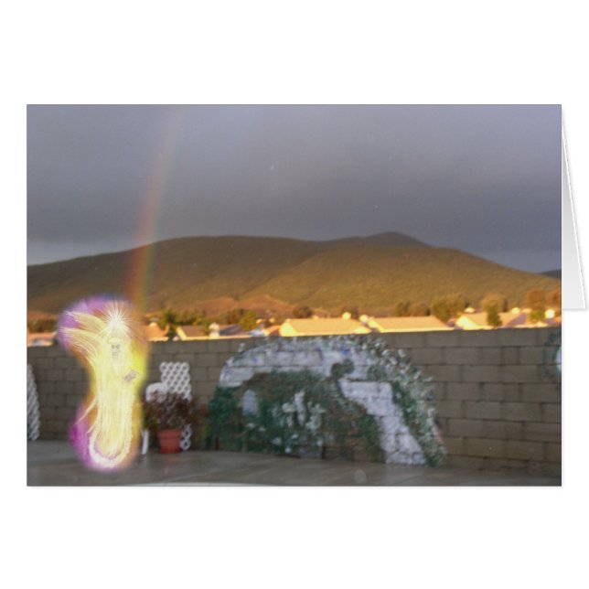 El Ángel de las Arcoiris Bendecido (Anverso (Horizontal))