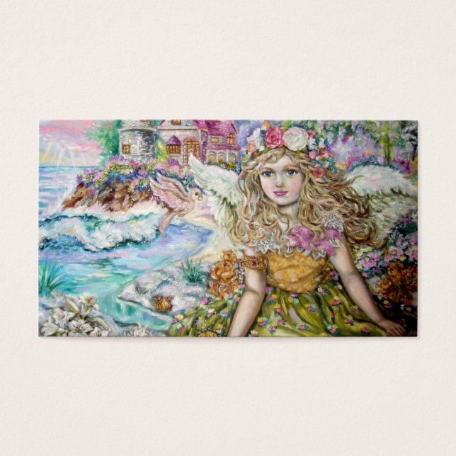 El ángel de los mariscos de perlas. (Frente)