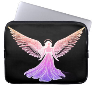 El Ángel Rosa en una funda para portátil de Electr