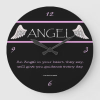 El ángel se va volando el reloj de pared grande