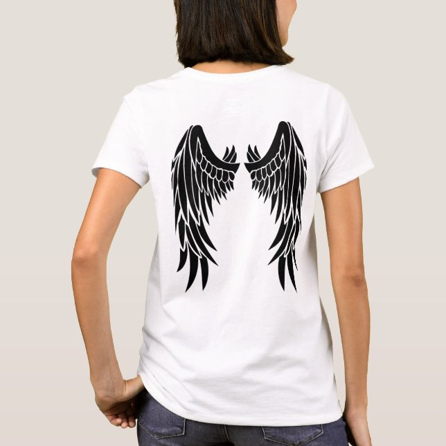 El ángel se va volando la camiseta (Reverso)