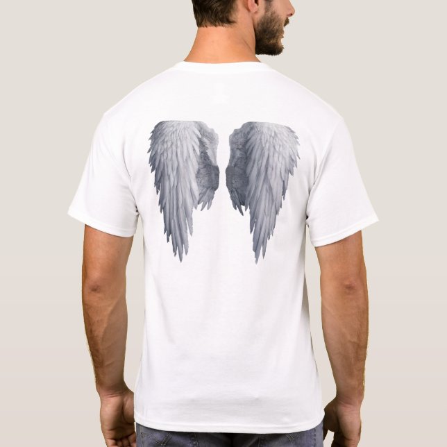 El ángel se va volando la camiseta (Reverso)
