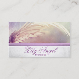 El ángel se va volando la tarjeta de visita