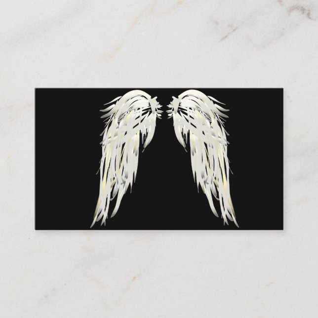 El ángel se va volando tarjetas de visita (Anverso)