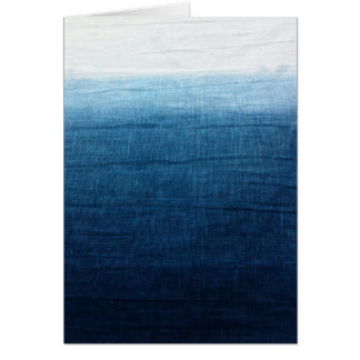 El añil Ombre se descolora Shibori teñido