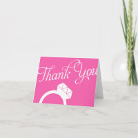 El anillo de compromiso le agradece las tarjetas