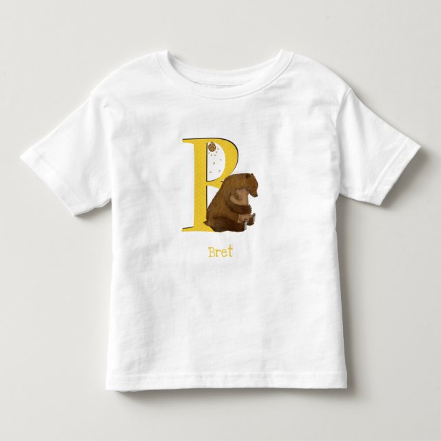 El animal ABC B es para camiseta de oso (Anverso)