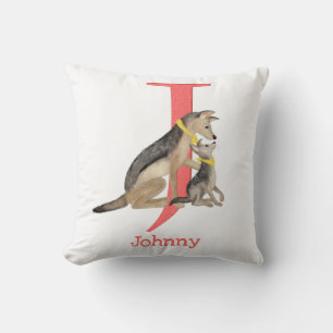 El animal ABC J es para el cojín jackal