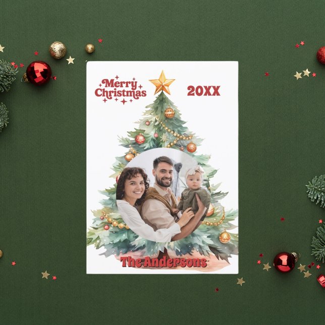El año de la foto del árbol de navidad de Feliz (Subido por el creador)