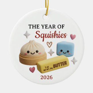 El Año de los Adornos de Arcilla Kawaii 3D Squishi