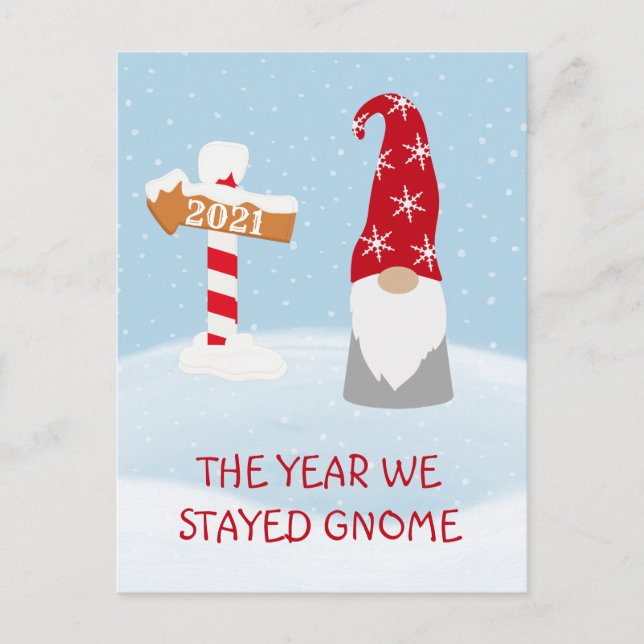 El año que nos quedamos en casa Gnome Navidad 2021 (Anverso)