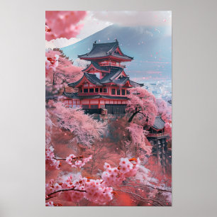 El antiguo arte de Poster de capital japonés