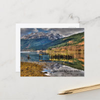 El antiguo muelle, Loch Long, Arrochar, Tarjeta po