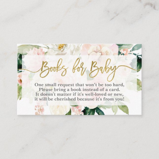 El anturio floral trae la tarjeta del libro (Anverso)