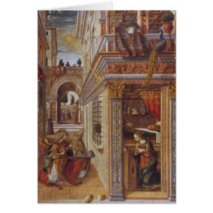 El anuncio con St. Emidius, 1486