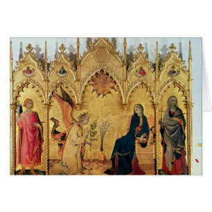 El anuncio con St Margaret y el St.