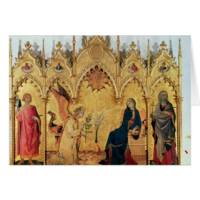 El anuncio con St Margaret y el St. (Anverso (Horizontal))