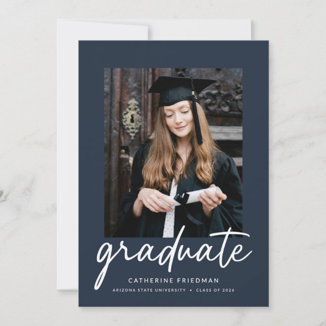 El anuncio de graduación (Anverso)