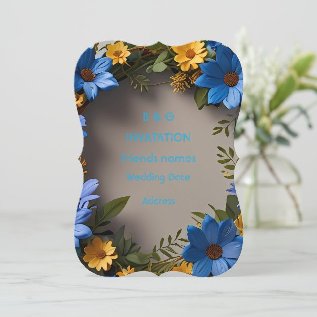 El anuncio de la invitación a la ceremonia  (Anverso de pie)