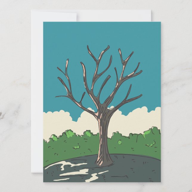 El árbol antiguo (Anverso)