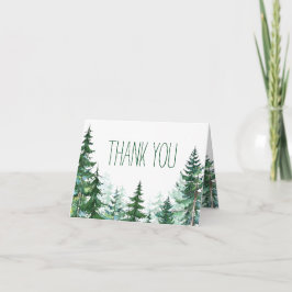 El árbol de abeto le agradece las tarjetas