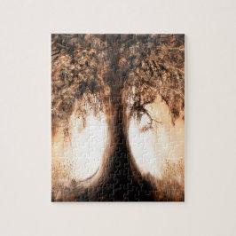 El árbol de la vida en el rompecabezas del amanece
