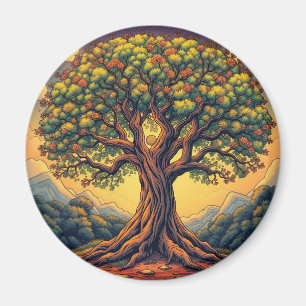 El árbol de la vida imán del refrigerador