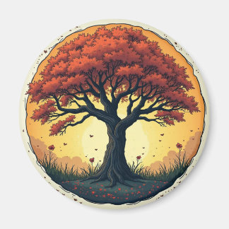 El árbol de la vida imán del refrigerador
