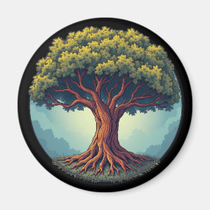 El árbol de la vida imán del refrigerador