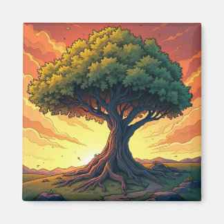 El árbol de la vida imán del refrigerador
