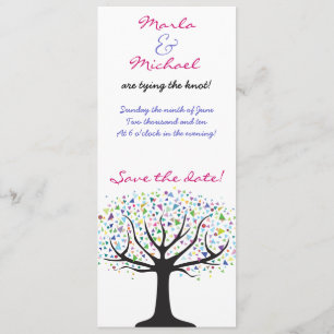El árbol de la vida salva la invitación a la boda