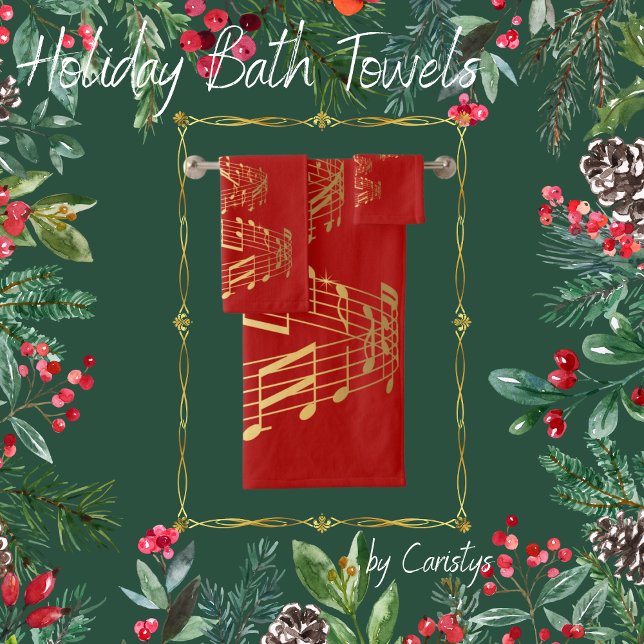 El árbol de Navidad de la toalla de notas musicale (Subido por el creador)