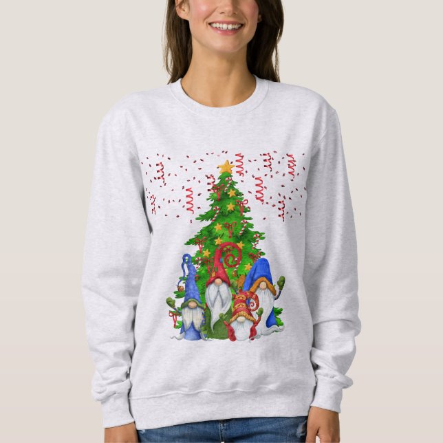 El árbol de Navidad engendra camisa dulce (Anverso)