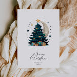 El árbol de Navidad Stars The Moon<br><div class="desc">El árbol de Navidad tiñe la carta de vacaciones lunares</div>