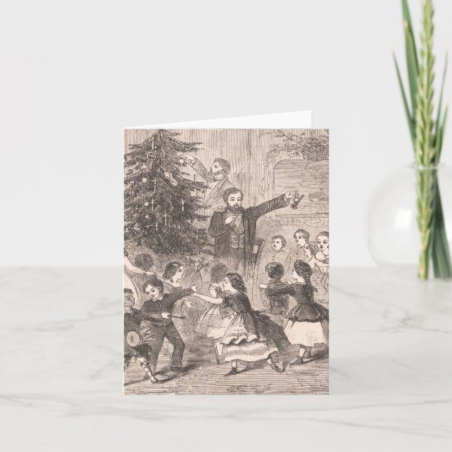 El árbol de Navidad | Winslow Homer (Anverso)