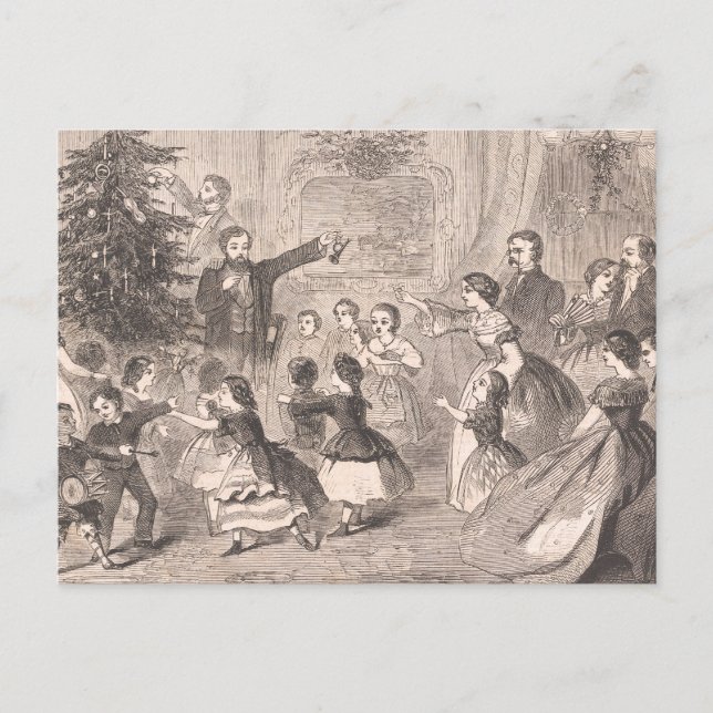 El árbol de Navidad | Winslow Homer (Anverso)