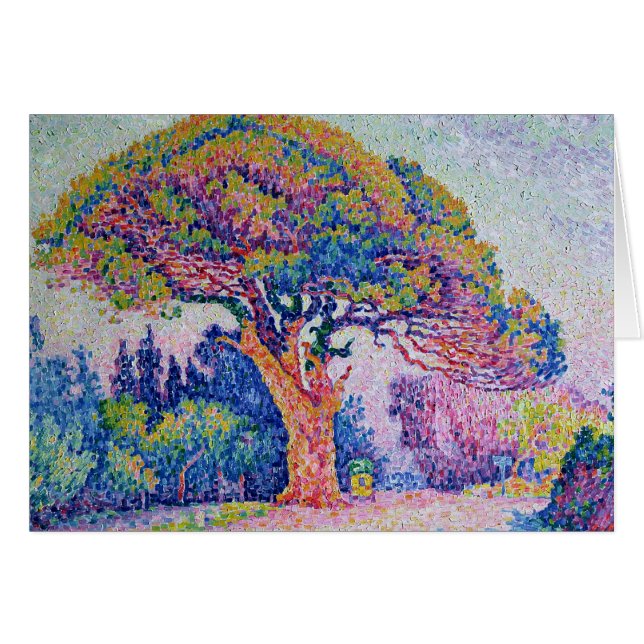 El árbol de pino en St Tropez, 1909 (Anverso (Horizontal))