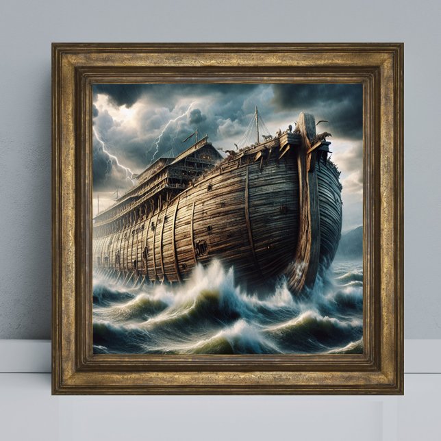 El Arca de Noé en la inundación del arte de la his (Subido por el creador)