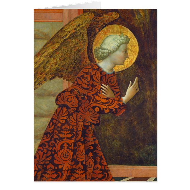 El arcángel Gabriel, C. 1430 (tempera en el panel) (Frente)